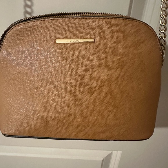 Brown aldo crossbody purse. Gently used. Still has a lot of life left in it. - Picture 2 of 7